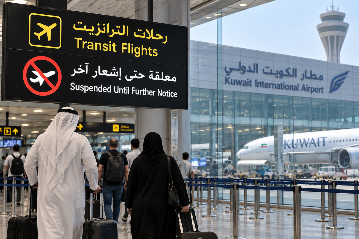Kuwait Keeps Transit Flights Suspended